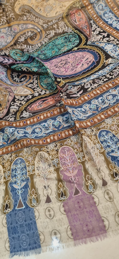 Silk Reelkar shawl