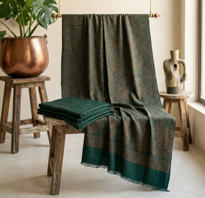 Kaani suit/shawl: woollen pashmina