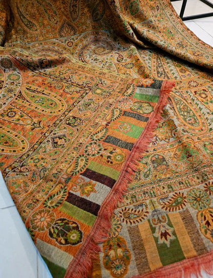 Reversible Persian kaani: Pashmina