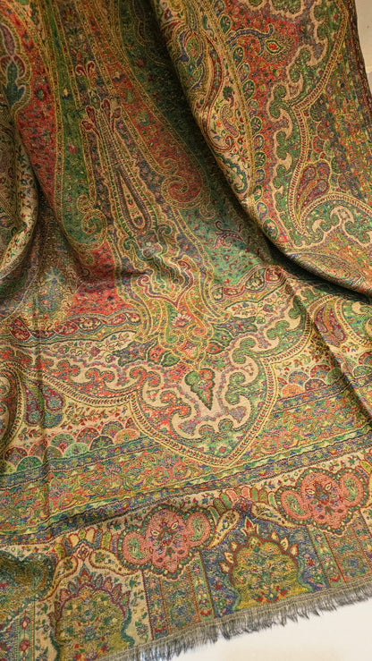 Persian reversible kaani: Pashmina