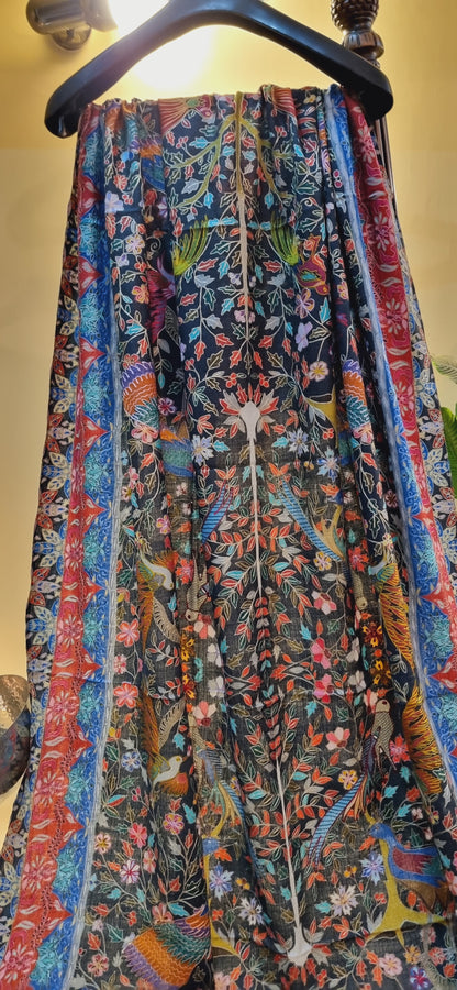 Reelkar embroidered pashmina shawl