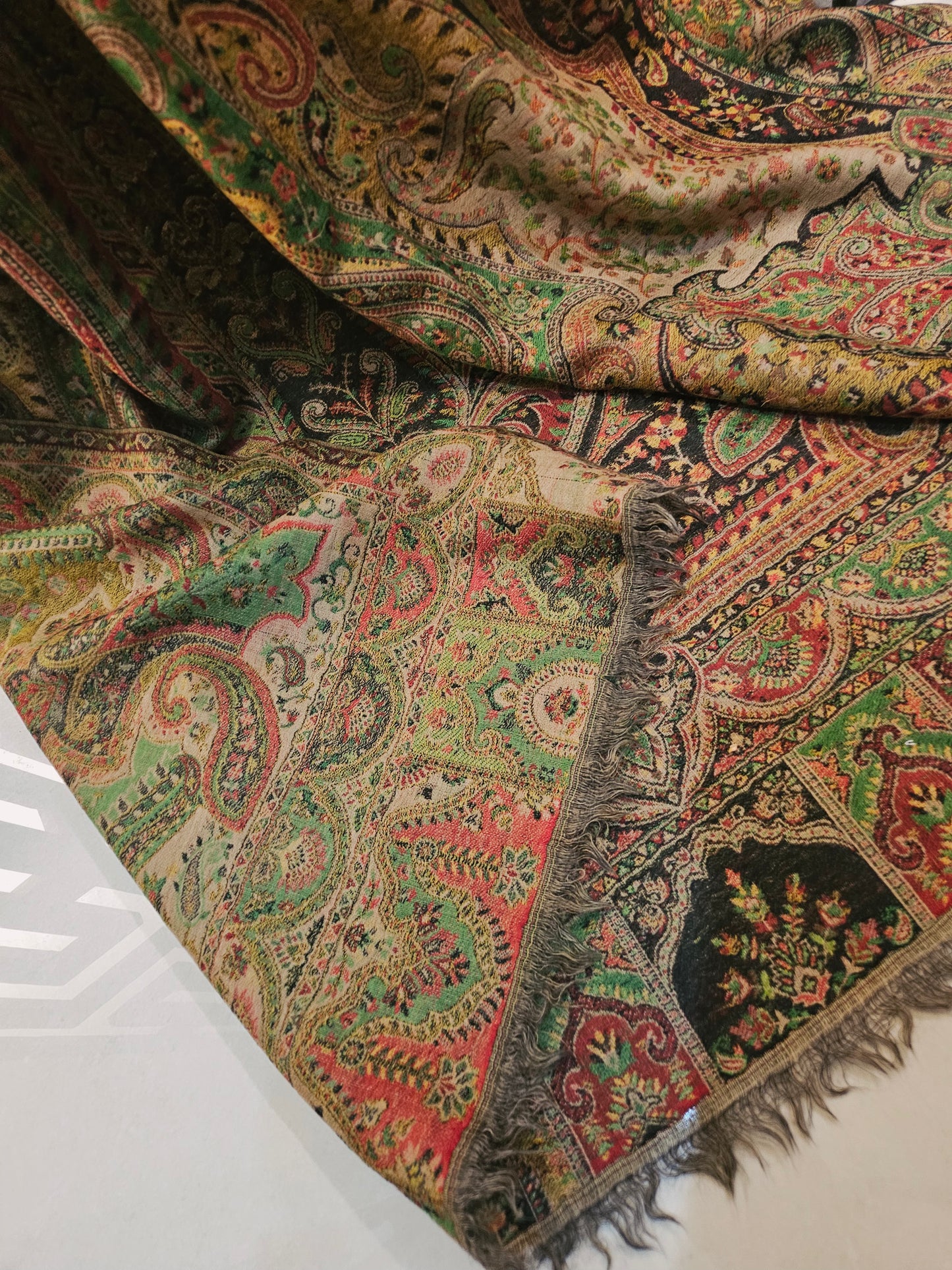 Reversible Persian kaani shawl