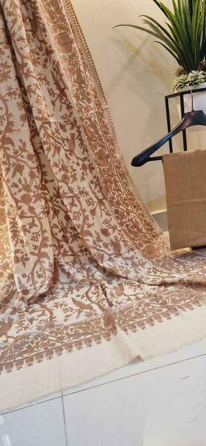 Pashmina embroidered suits