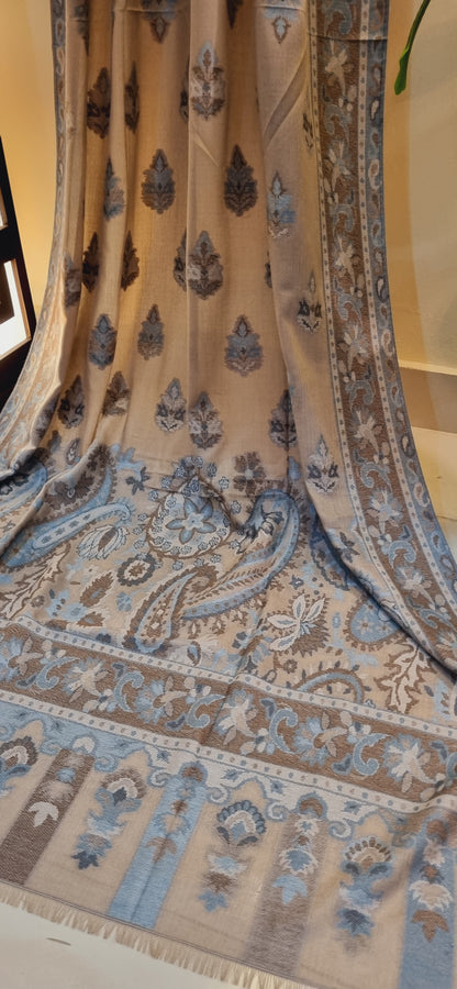 Woolen pashmina kaani shawl