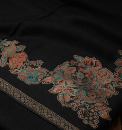 Kaani three piece: woollen pashmina