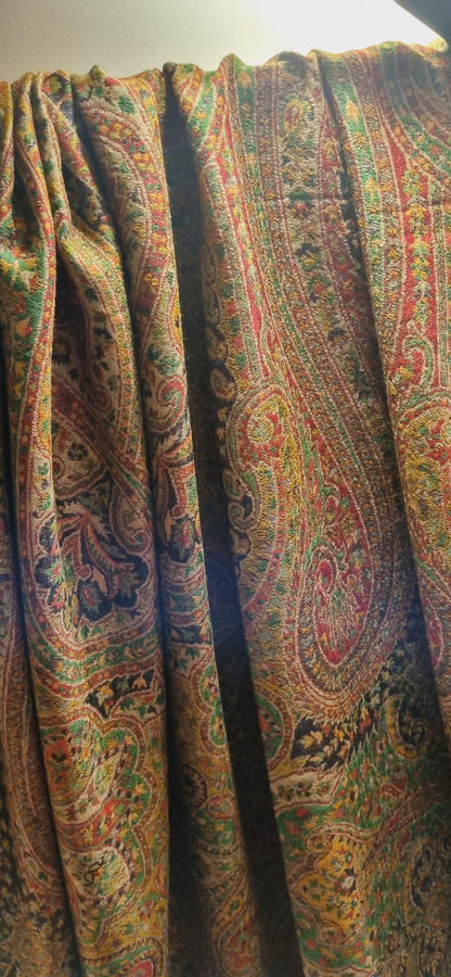 Persian reversible kaani pashmina shawl