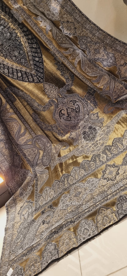 Reversible Moonlight kaani shawl