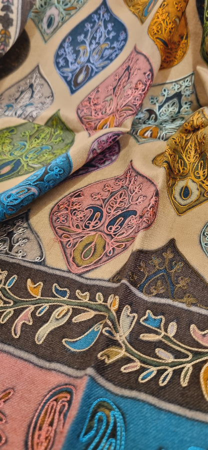 Reelkar embroidered pashmina