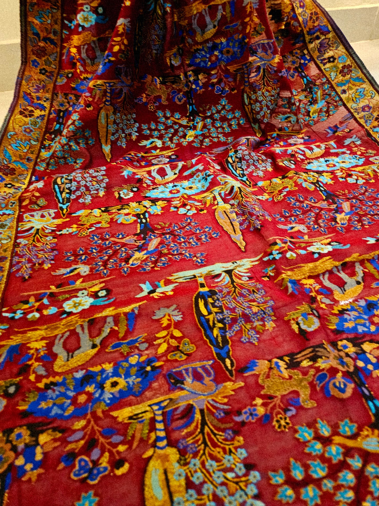 Silk kaani minishawl