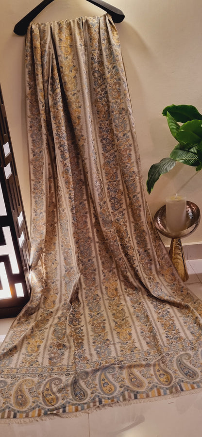 Woollen pashmina kaani shawl
