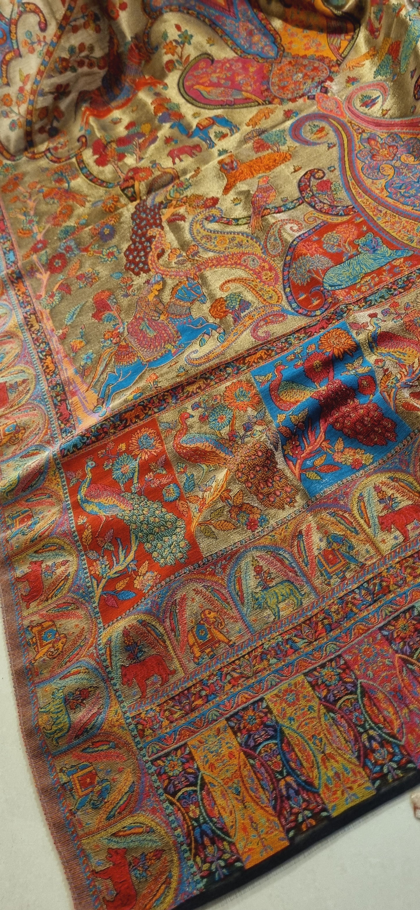 Silky moonlight pashmina kaani