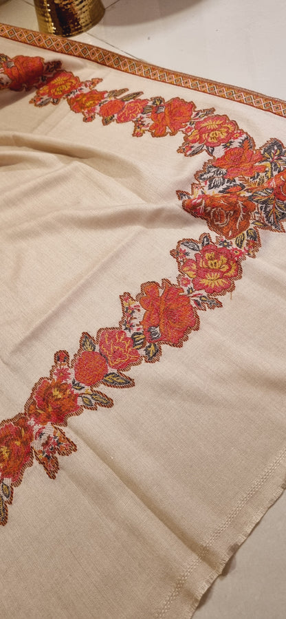Woollen pashmina kaani shawls