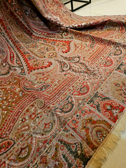 Tabraiz persian kaani pashmina shawl