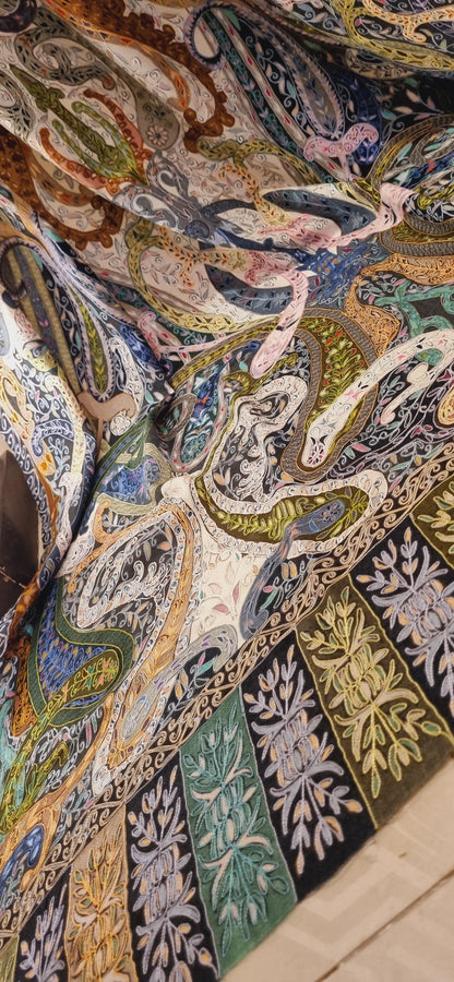 Reelkar embroidered pashmina